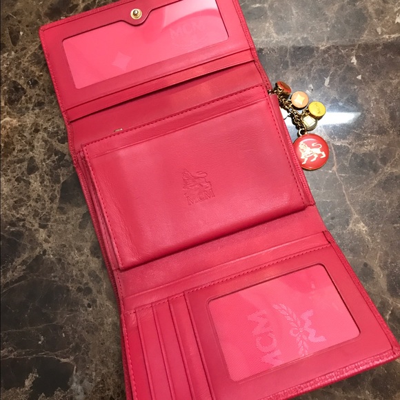 MCM trifold wallet with charms - Picture 3 of 5